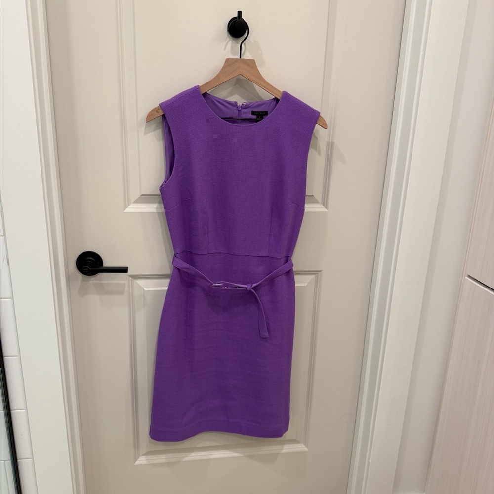 Ann Taylor Vibrant Purple Mini Dress - Picture 3 of 7